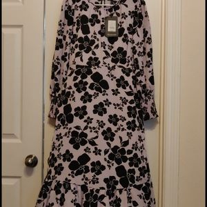 Purple and black dress NWT